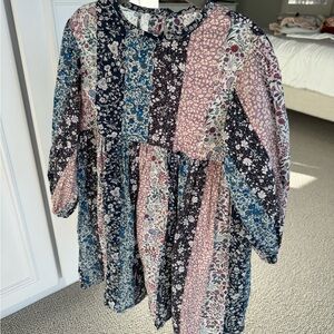 Girls Floral Patchwork quilt Dress